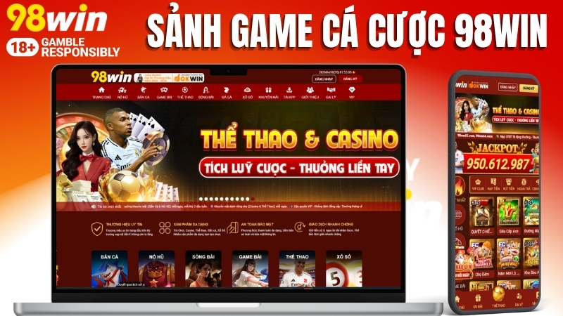 89WIN Game & sản phẩm cá cược tại 98WIN